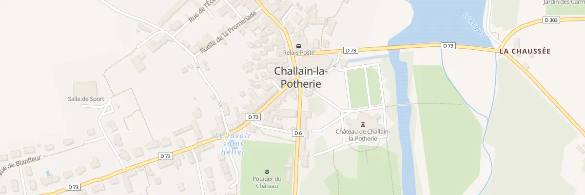 Plan du 3 Rte de Candé à Challain-la-Potherie