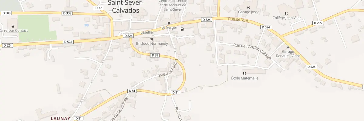 Plan du 19 Rue de la Foret - St Sever à Noues de Sienne