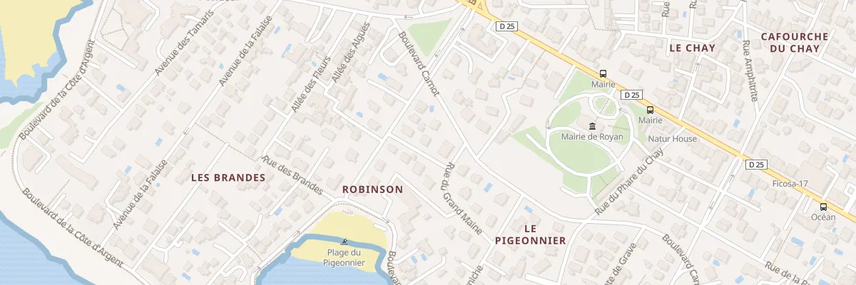 Plan du 3 Rue Aspirant Mathieu à Royan