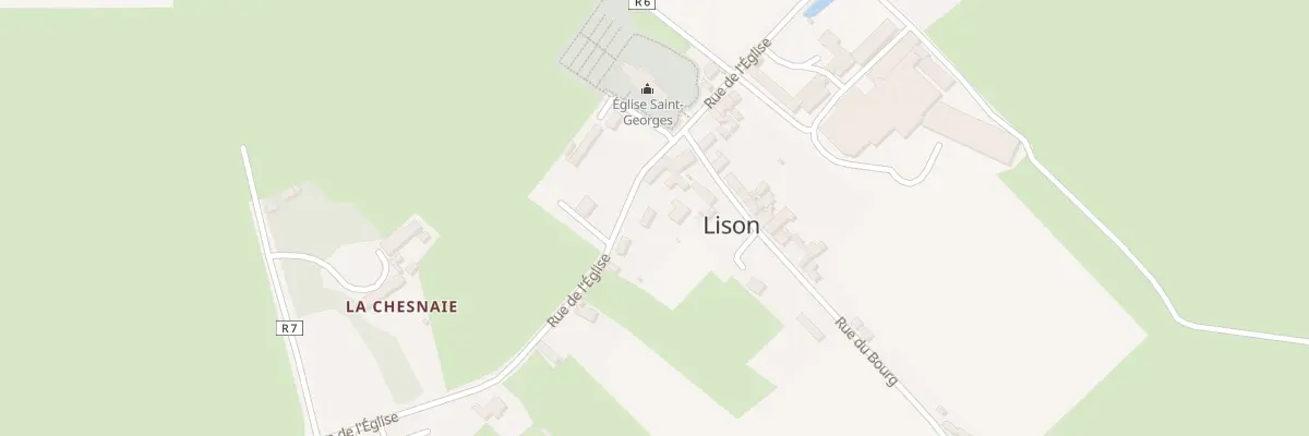Plan du 13 Rue de l’Église à Lison