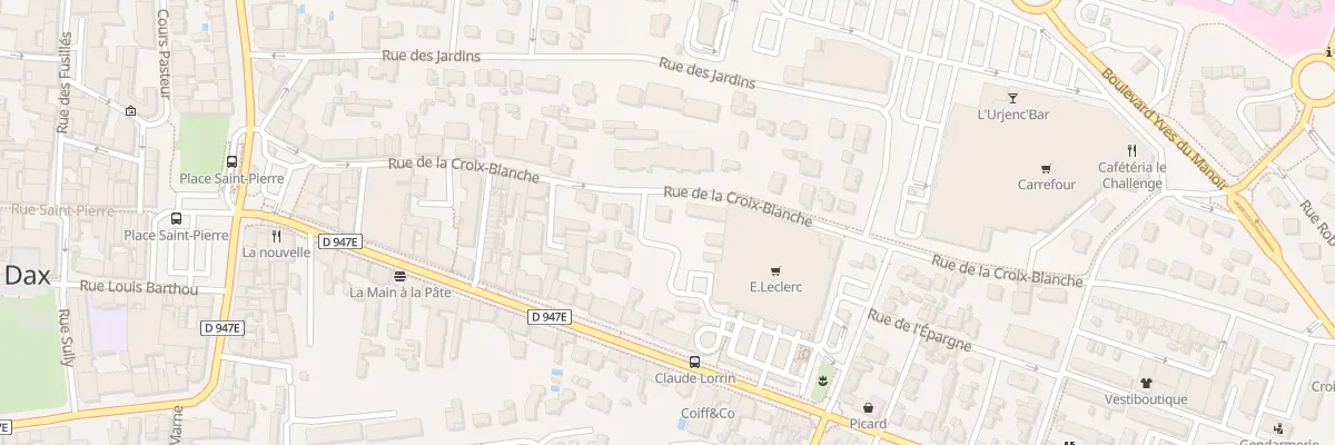 Plan du 48 Rue de la Croix Blanche à Dax