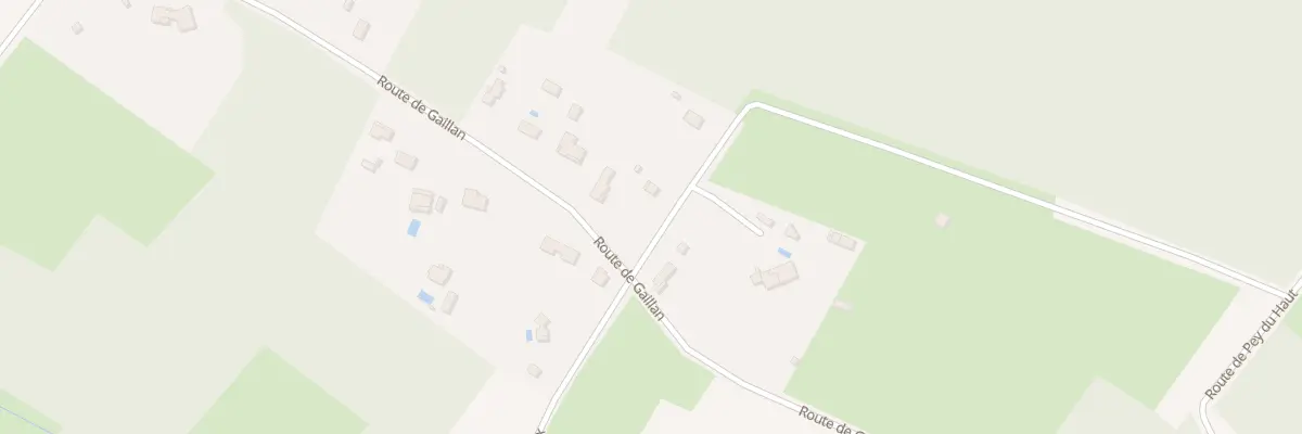 Plan du 1487 Rte de Gaillan à Vendays-Montalivet