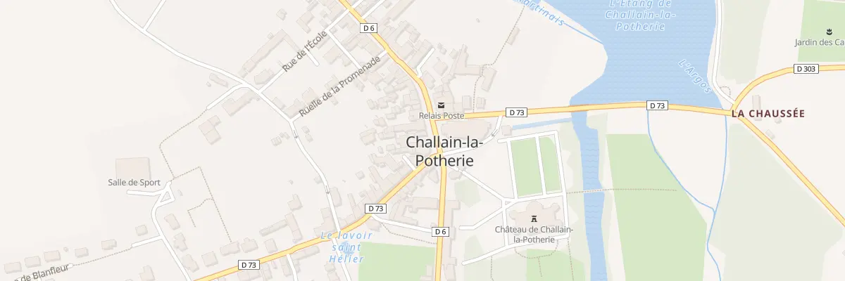Plan du 3 Rue Grande Rue à Challain-la-Potherie