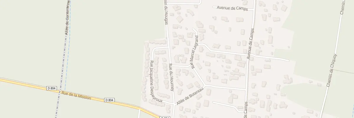 Plan du 12 Rue Marcel Legrand au Teich