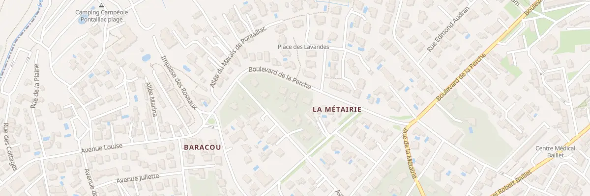 Plan du 100 Bd de la Perche à Royan