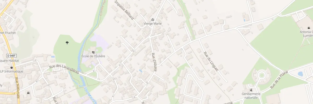 Plan du 32 Rue d’alsace à Chantonnay