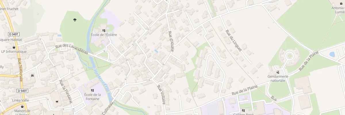 Plan du 22 Rue d’alsace à Chantonnay