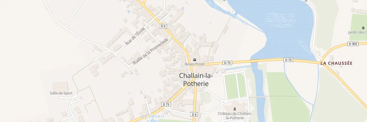 Plan du 11 Rue Grande Rue à Challain-la-Potherie