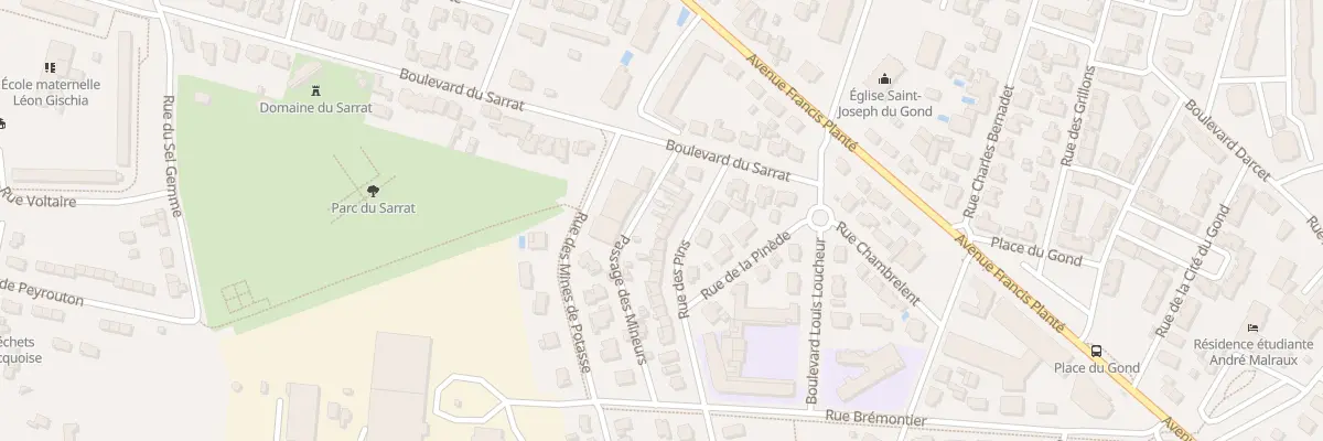 Plan du 4 Rue des Pins à Dax