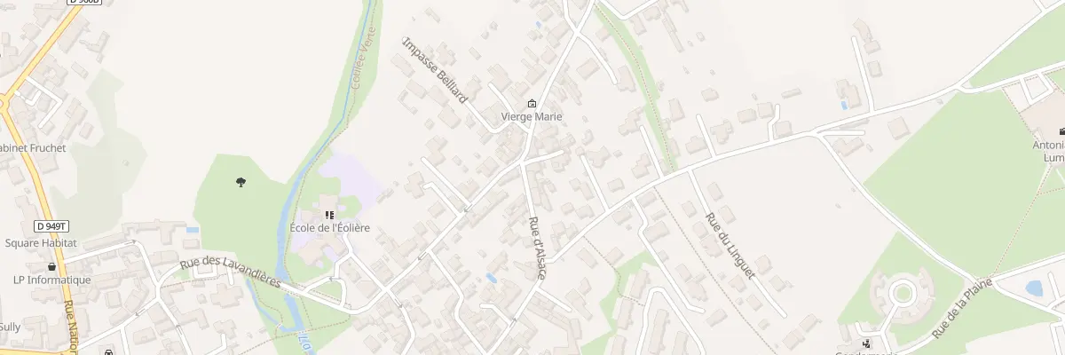 Plan du 34 Rue d’alsace à Chantonnay