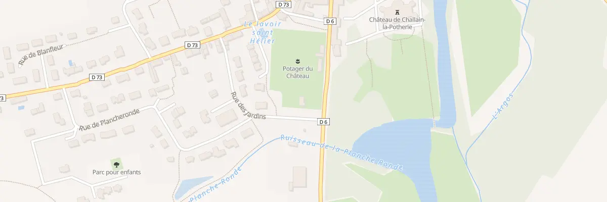 Plan du 5372 Rte de Candé à Challain-la-Potherie