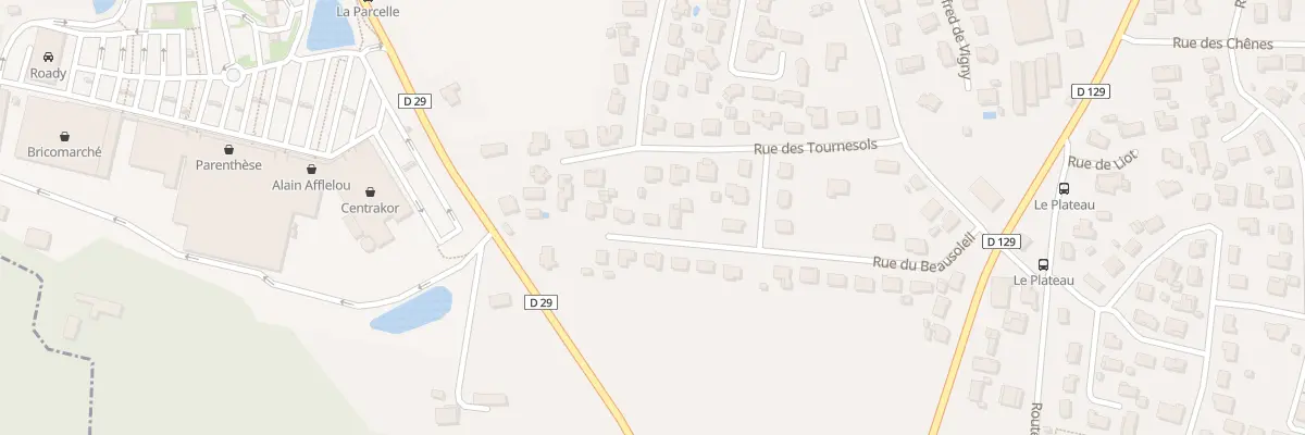 Plan du 14 Rue de Beausoleil à Dax
