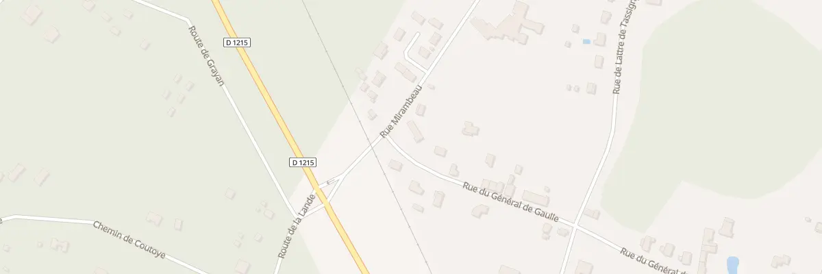 Plan du 62 Rue du Général de Gaulle à Saint-Vivien-de-Médoc