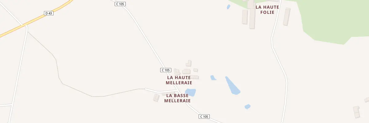 Plan du 4 La Haute Melleraie au Pertre