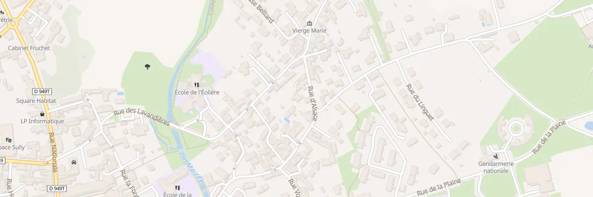 Plan du 37 Rue d’alsace à Chantonnay