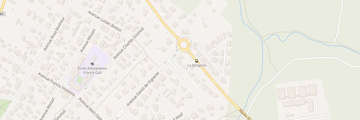 Plan du 2 Rue de l’Abbé Wolf à Lanton