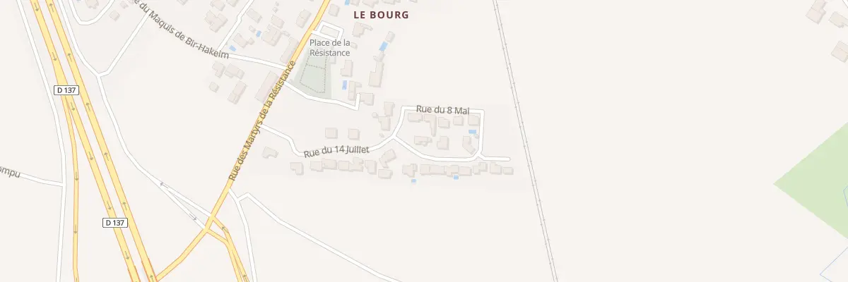 Plan du 1 Rue du 11 Novembre à Yves