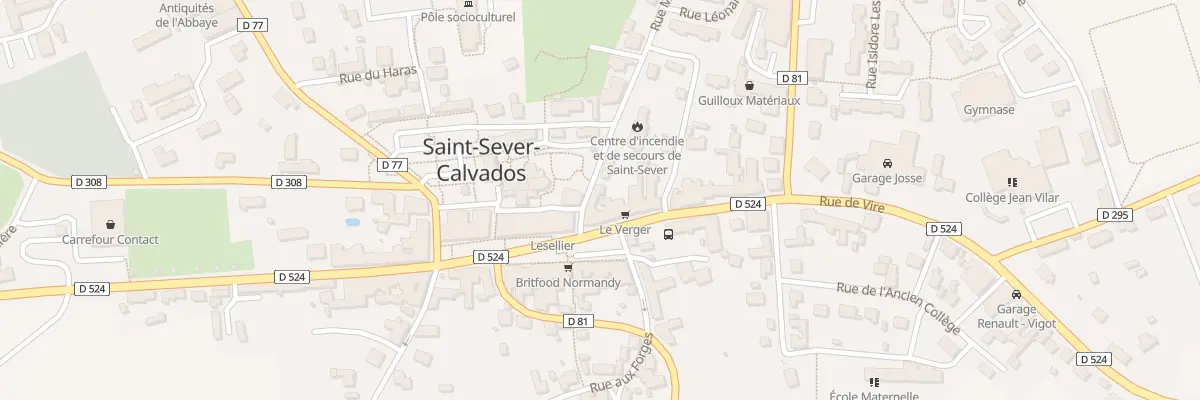 Plan du 2 Rue Margerie - Saint Sever à Noues de Sienne