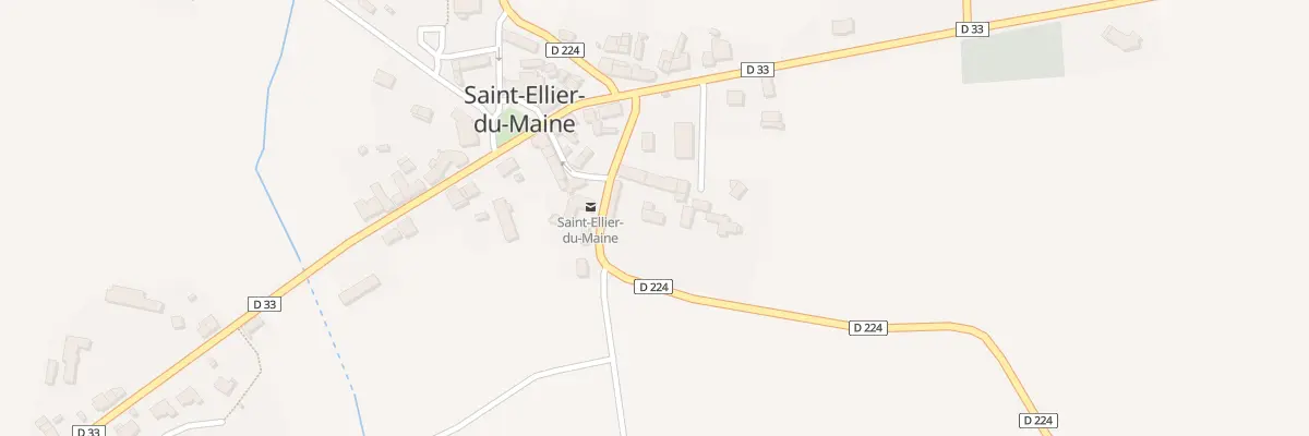 Plan du 6 Rue de la Poste à Saint-Ellier-du-Maine