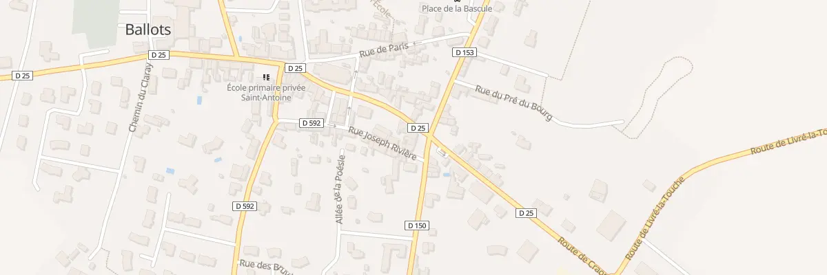 Plan du 42 Rue Nationale à Ballots
