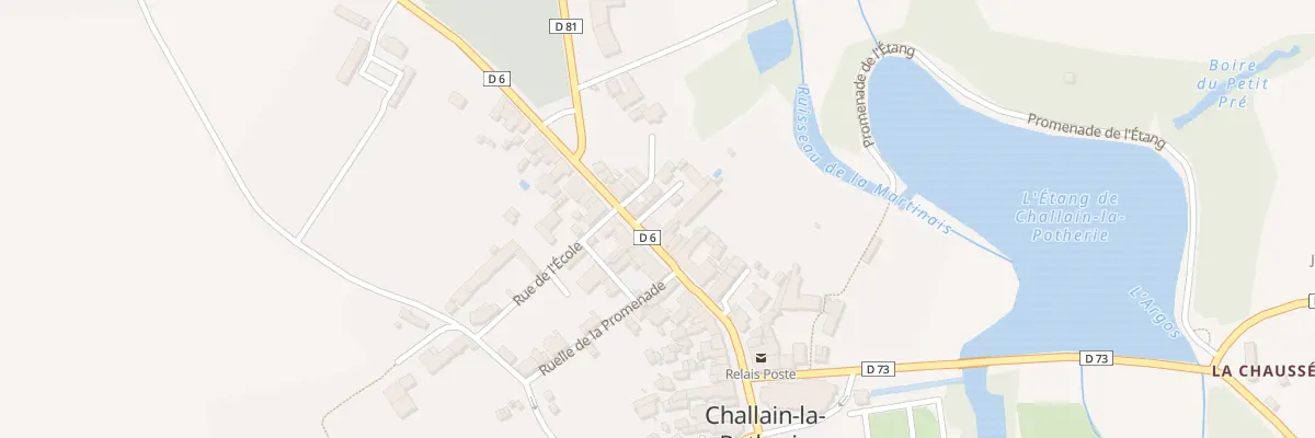 Plan du 26 Rue Grande Rue à Challain-la-Potherie