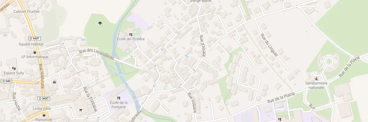 Plan du 25 Rue d’alsace à Chantonnay