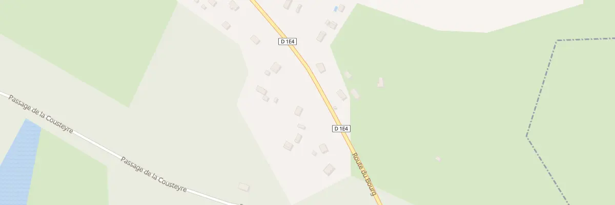 Plan du 72 Rte du Bourg à Talais