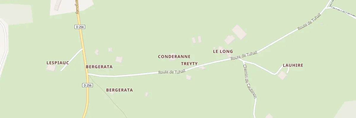 Plan du 289 Rte du Tuhail à Arancou