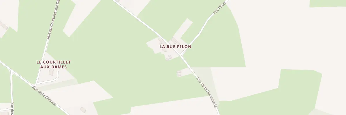 Plan du 5096 La Piece de la Rue Pilon à Isigny-sur-Mer