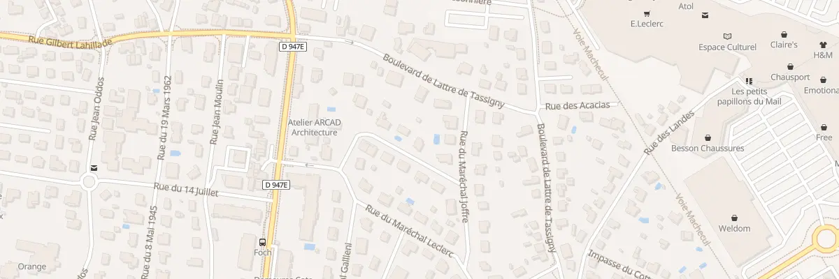 Plan du 11 Rue du Maréchal Lyautey à Saint-Paul-lès-Dax