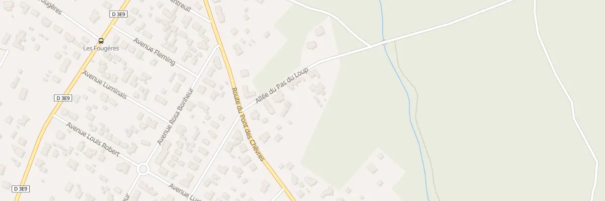 Plan du 5 All du Pas du Loup à Lanton