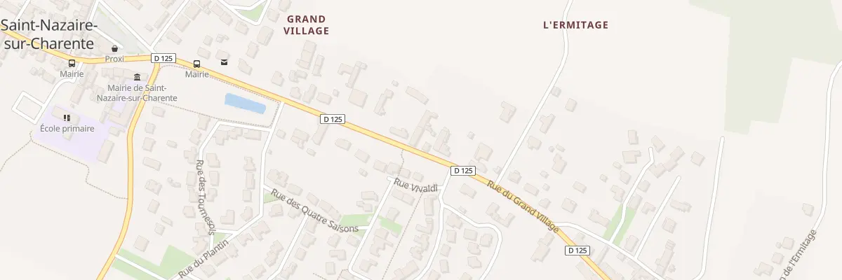 Plan du 33 Rue du Grand Village à Saint-Nazaire-sur-Charente