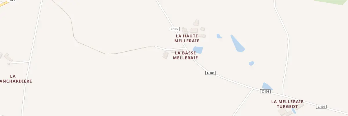 Plan du 5185 La Haute Mellerais au Pertre