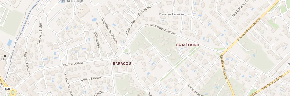 Plan du 54 Av des Platanes à Royan
