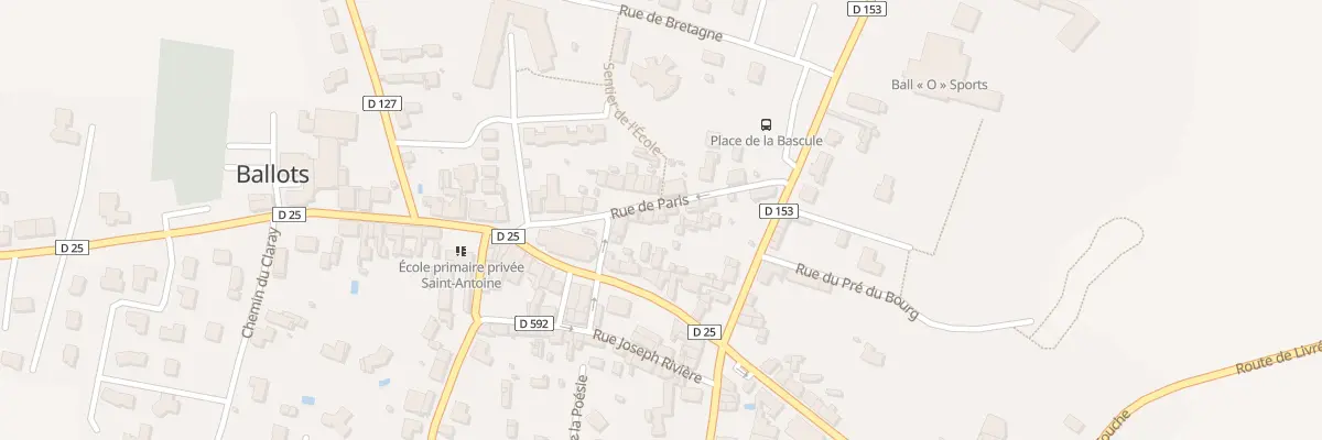 Plan du 6 Rue de Paris à Ballots