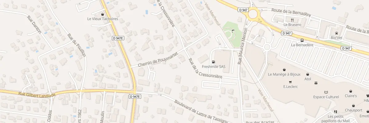 Plan du 167 Rue de la Cressonnière à Saint-Paul-lès-Dax