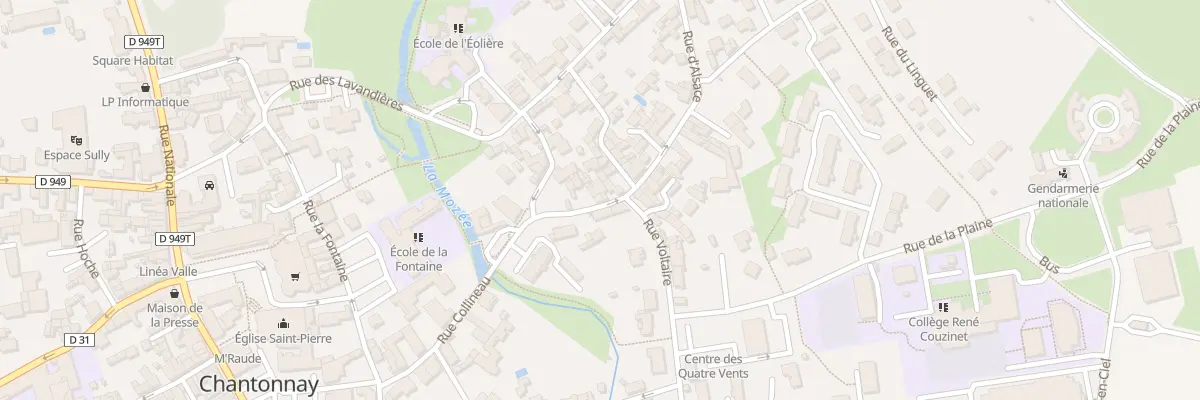 Plan du 5 Rue d’alsace à Chantonnay