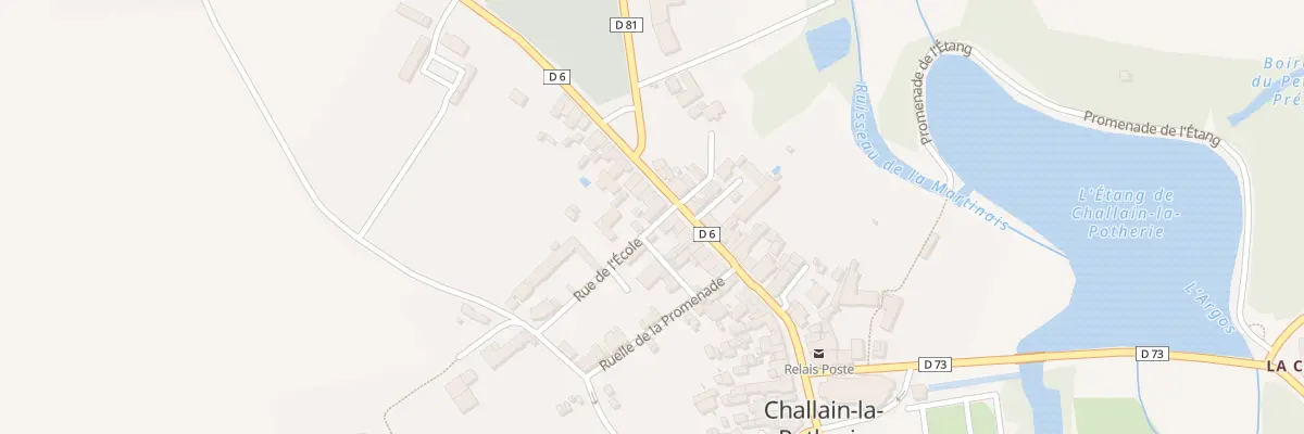 Plan du 1 Rue de l’Ecole à Challain-la-Potherie
