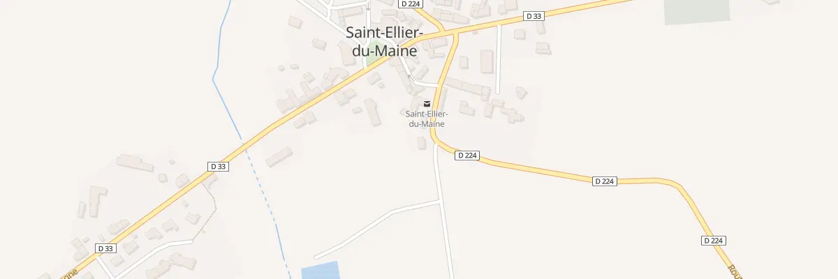 Plan du 7 Rue de la Poste à Saint-Ellier-du-Maine