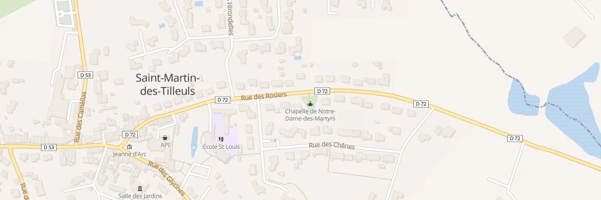 Plan du 14 Rue des rosiers à Saint-Martin-des-Tilleuls