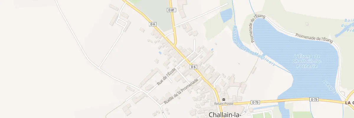 Plan du 47 Rue Grande Rue à Challain-la-Potherie