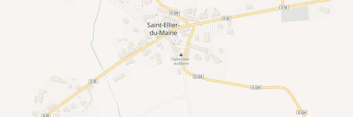 Plan du 5 Rue de la Poste à Saint-Ellier-du-Maine