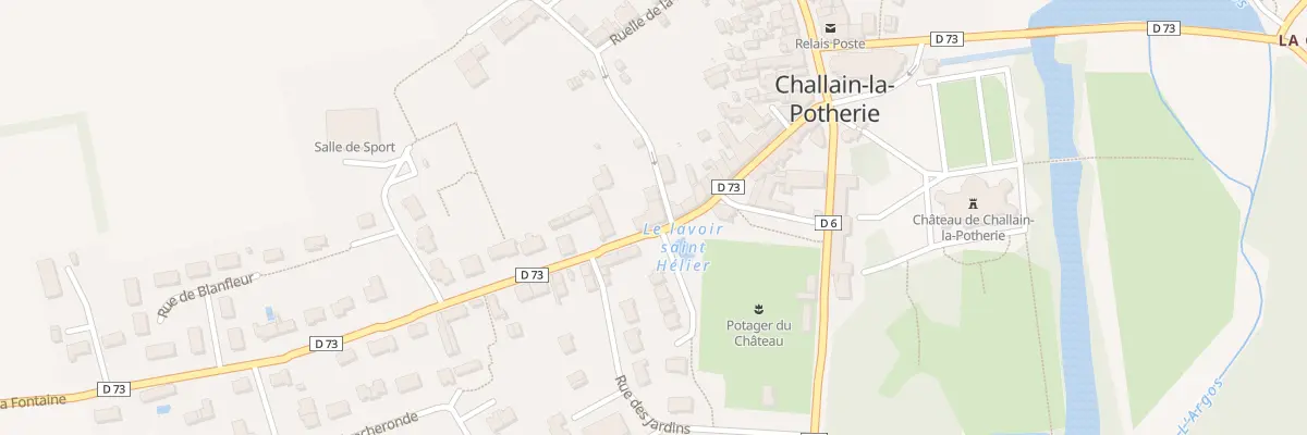 Plan du 28 Rue de la fontaine à Challain-la-Potherie