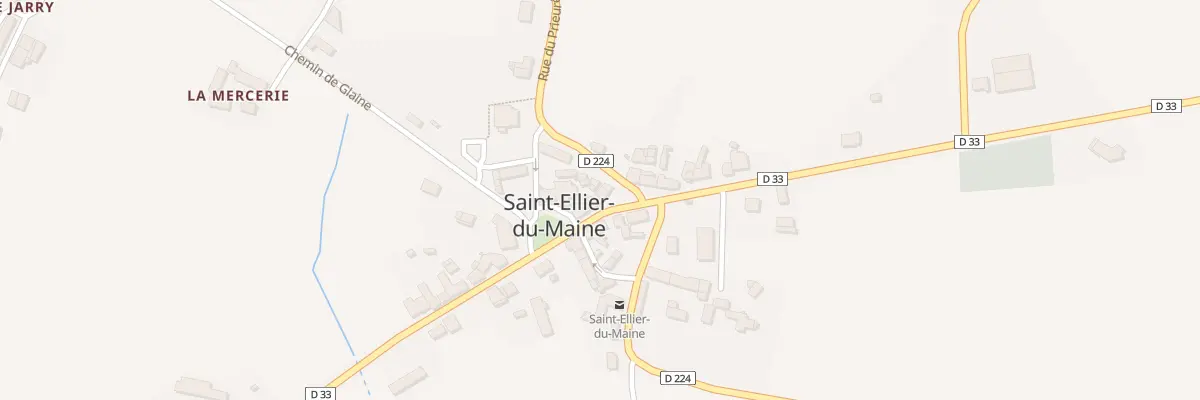 Plan du 12 Pl de la Mairie à Saint-Ellier-du-Maine