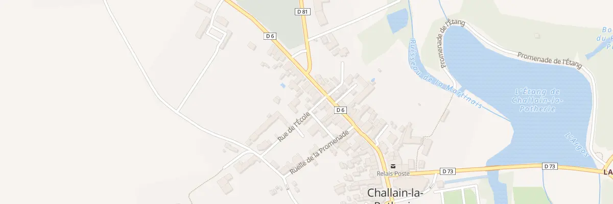 Plan du 3 Rue de l’Ecole à Challain-la-Potherie
