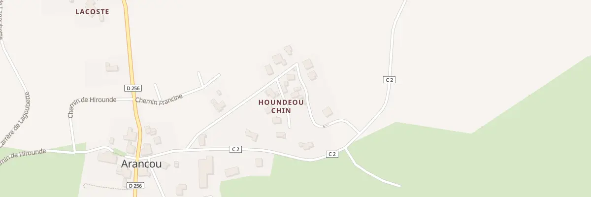 Plan du 7321 Houndeou Chin à Arancou
