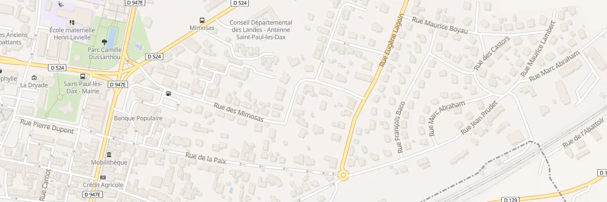 Plan du 7 Rue des Pâquerettes à Saint-Paul-lès-Dax