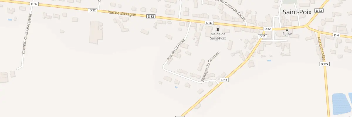 Plan du 5 Rue du Cormier à Saint-Poix