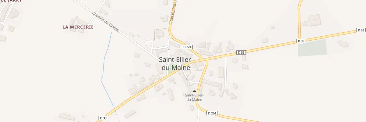 Plan du 16 Pl de la Mairie à Saint-Ellier-du-Maine