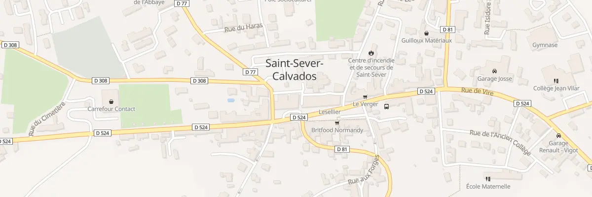Plan du 1 Rue de l’Eglise - St Sever à Noues de Sienne